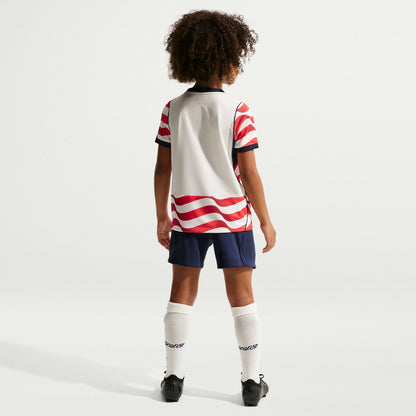 Kids Nike USMNT 2026 Home Replica 3 Piece Jersey Kit Set - Stripes