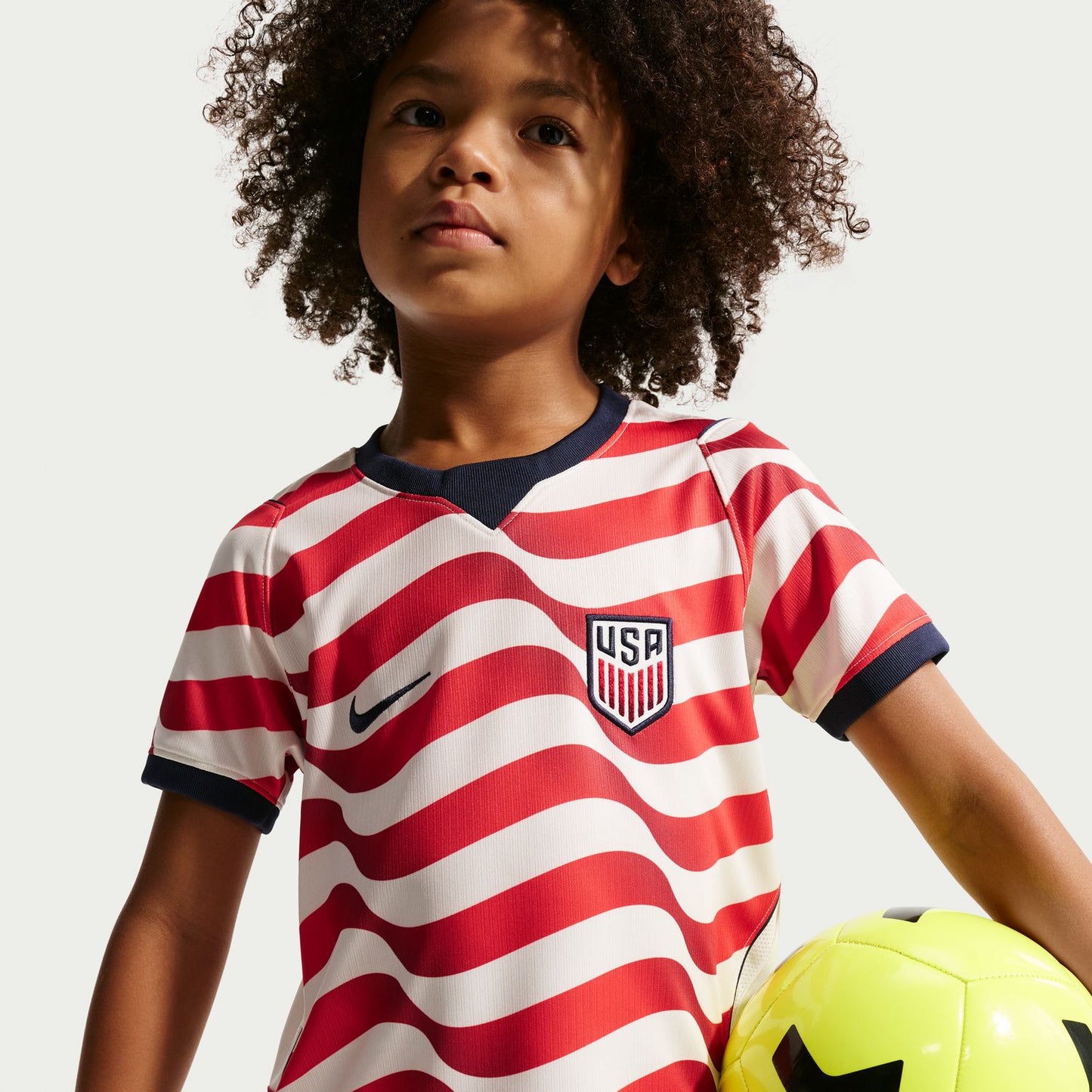 Kids Nike USMNT 2026 Home Replica 3 Piece Jersey Kit Set - Stripes