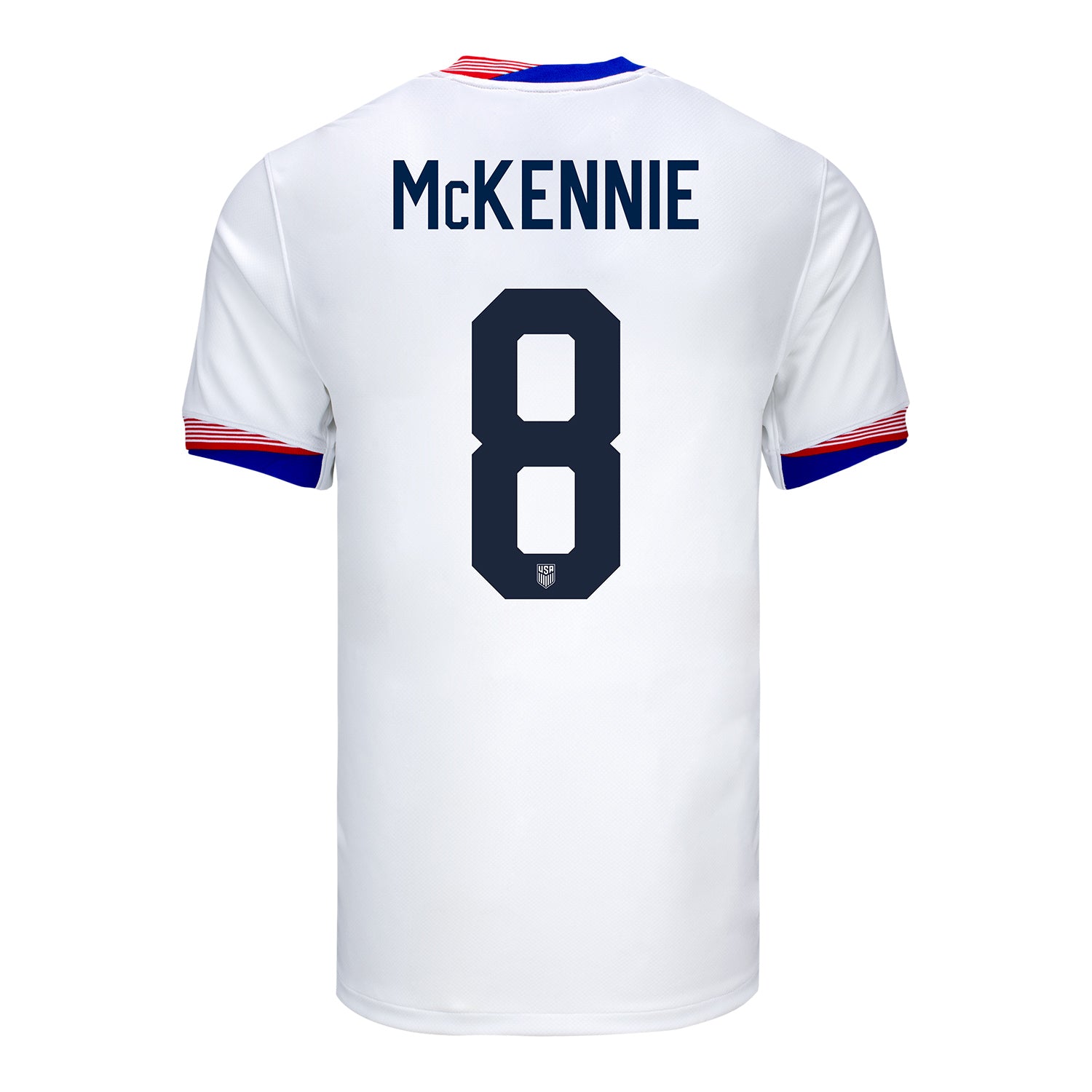 Youth Nike USMNT 2024 American Classic Home McKennie 8 Stadium Jersey - Back View