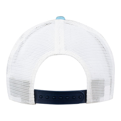 Unisex SheBelieves Circle Logo Light Blue Mesh Trucker Hat
