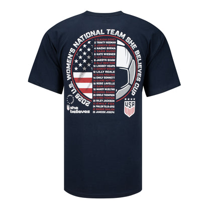 Unisex Blue 84 2026 SheBelieves Roster T-Shirt