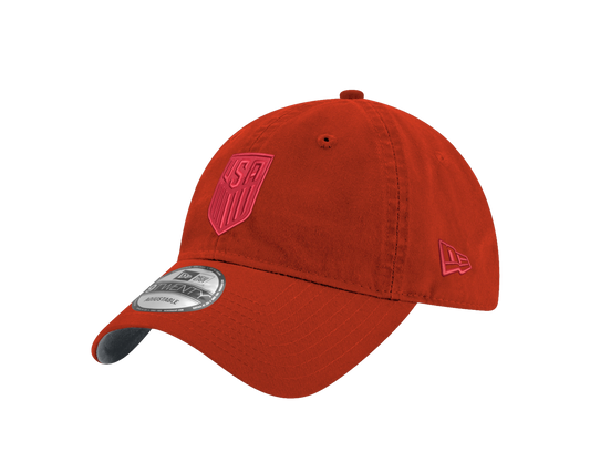 Adult New Era 9Twenty USMNT Red Tonal Hat