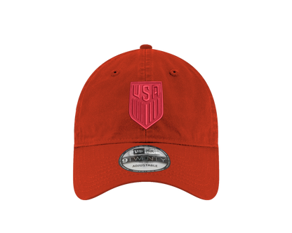 Adult New Era 9Twenty USMNT Red Tonal Hat