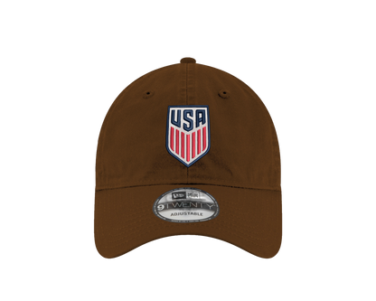 Adult New Era USMNT 9Twenty Walnut Hat