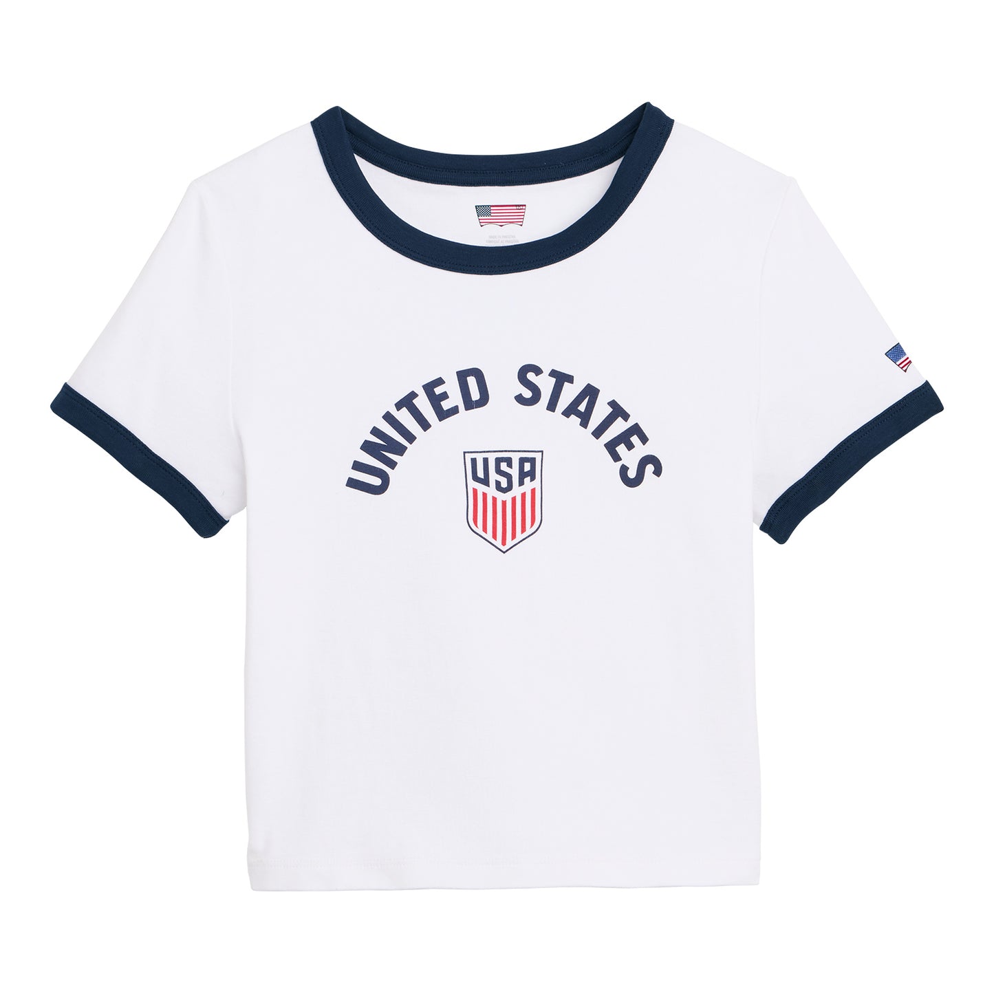 Women's Levi's United States White Ringer T-Shirt