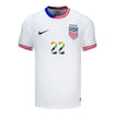 Men's Nike USWNT 2024 Pride-Themed Home Rodman 22 Stadium Jersey