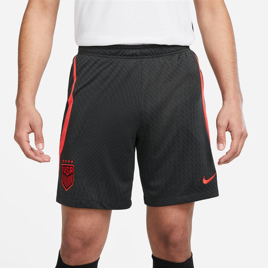 Men's Nike USWNT Strike Black Shorts - Front View