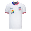 Men's Nike USMNT 2024 Pride-Themed Home Pulisic 10 Stadium Jersey