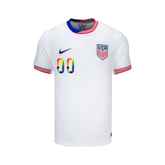 Youth Nike USMNT 2024 Personalized Pride-Themed Home Stadium Jersey