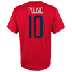 Youth Outerstuff USMNT Pulisic 10 Red Tee - Back View