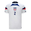 Men's Nike USMNT Dest 2 Home Jersey in White - Front View