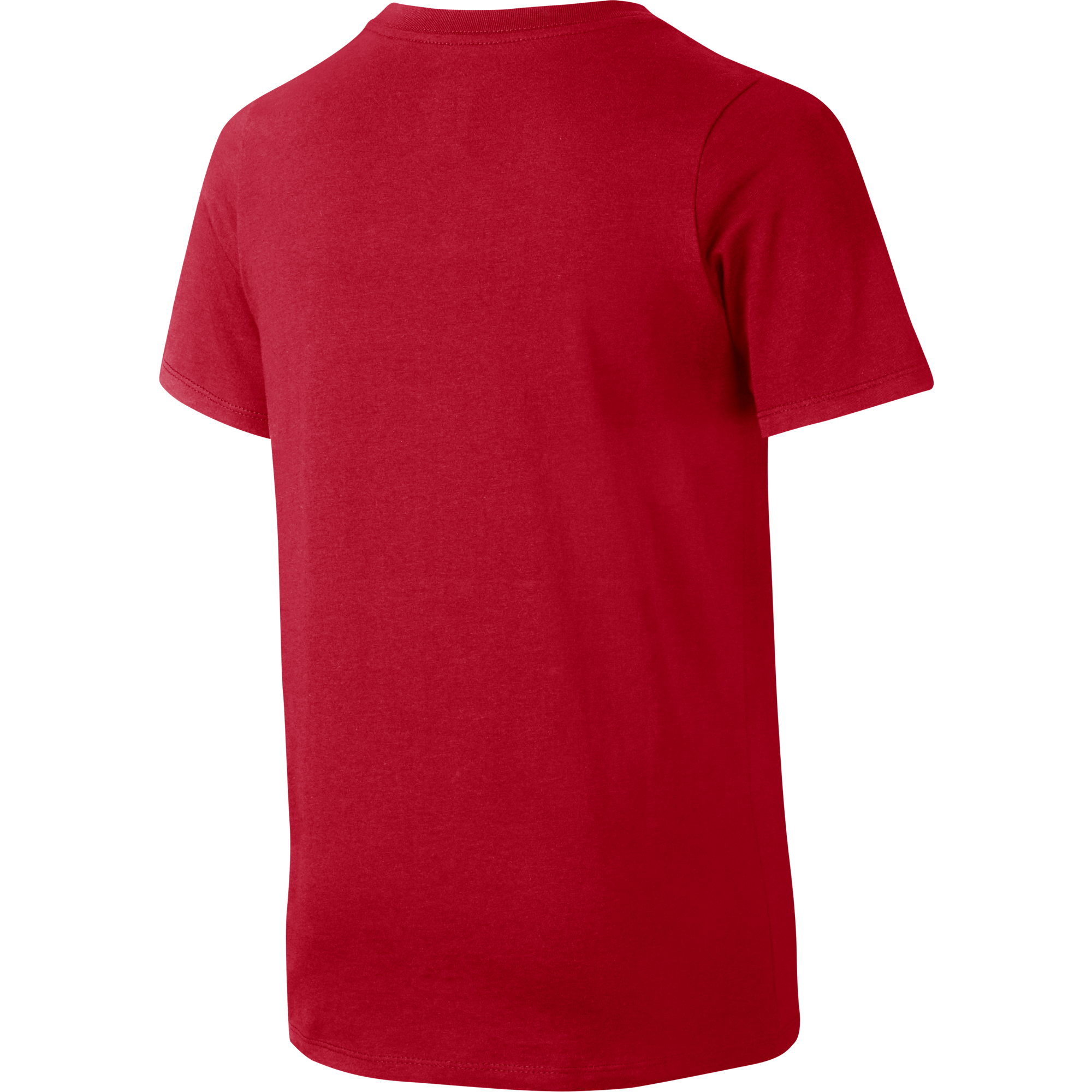 Youth Nike USMNT Crest Red Tee - Back View