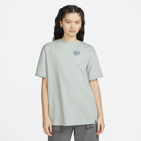Women's Nike USA States Voice Grey Tee - Official U.S. Soccer Store