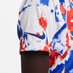 Women's Nike USMNT Pre Match Top in Red, White, and Blue  - Side View