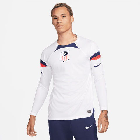 Men's Nike USMNT Long Sleeve Stadium Home Jersey - Official U.S. Soccer ...