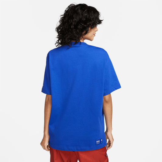 Women's Nike USA States Friendly Royal Tee in Blue - Back View