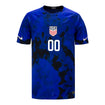 Personalization Youth Nike USMNT Away Jersey in Blue - Front View