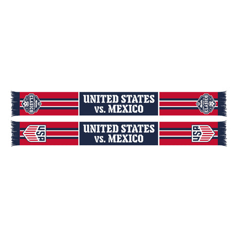 Ruffneck USMNT 2023 Allstate Clasico USA vs. MEXICO Scarf - Front View