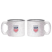 Logo USWNT 15 oz. Ceramic Campfire Mug in White - Front View