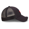 Women's New Era USWNT 9forty Logo Spark Trucker Mesh in Navy - Side View