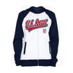 Women's New Era USWNT Raglan Full Zip Hoody - Front View