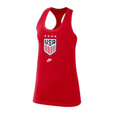 Women's Nike USWNT Legend Classic Red Tank - Front View