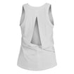 Women's New Era USWNT  Brushed Open Back White Tank - Back View