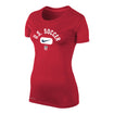Women's Nike USWNT Arch Dri-Fit Red Tee - Front View