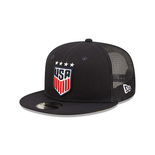 New Era USWNT 9Fifty Classic Trucker Hat - Front Side View