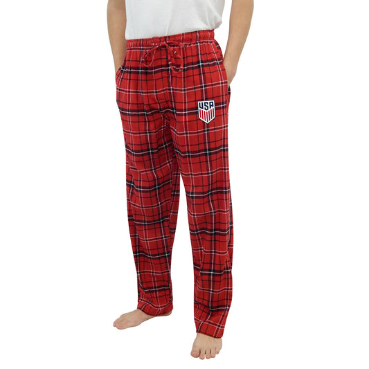 Men's Concepts Sports USWNT Ultimate Pant in Red - Front View