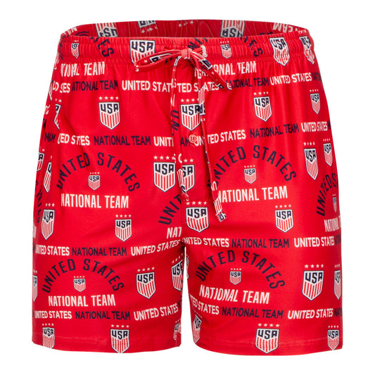 Men's Concepts Sport USWNT Flagship Red Short - Front View