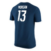 Men's Nike USWNT Morgan 13 Hero Navy Tee - Back View