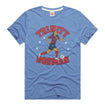 Men's Homage Trinity Rodman Action Tee in Blue - Front View