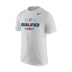 Men's Nike USWNT Qualified 2023 White Tee - Front View