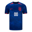 Men's Personalized Nike USWNT Away Stadium Jersey in Blue - Front View
