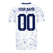 Men's Personalized Nike USWNT Home Stadium Jersey in White - Back View