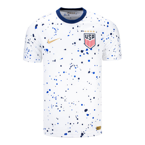 Men's Nike USWNT Home Stadium Jersey in White - Front View