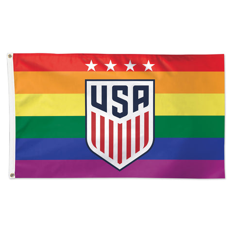 USA make World Cup statement by REDESIGNING their crest with rainbow colors