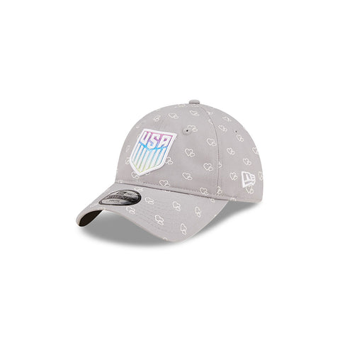 Kids New Era Youth New Era USWNT 9Twenty Logo Pop Grey Hat - Official U.S.  Soccer Store