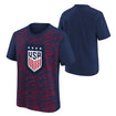 Youth Outerstuff USWNT Exemplary All Over Print Tee - Front & Back View