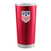 Logo USMNT 20 oz. Stainless Red Tumbler - Front View