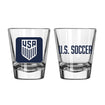 Logo Brands USA 2 oz. Flipside Shot Glass - Front View