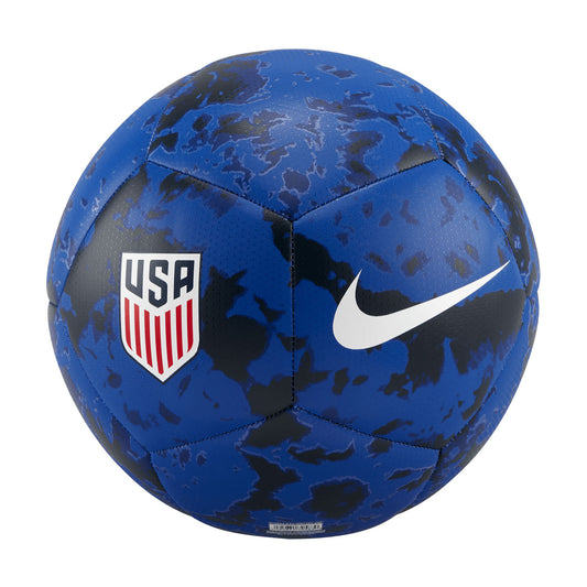 Nike USA Pitch Navy Ball - Size 5 in Blue - Front View