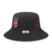 Men's New Era USWNT Shadow Tech Heather-Navy Bucket - Side View