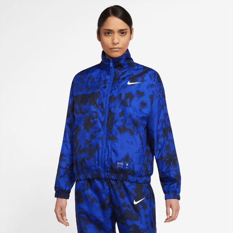 Women's Nike USA Storm-Fit Royal Graphic Jacket - Front View