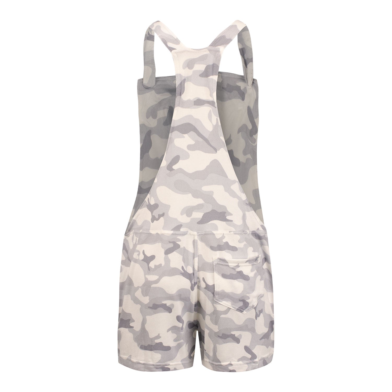Women's Concepts Sport USA Composite Grey Camo Overall - Back View
