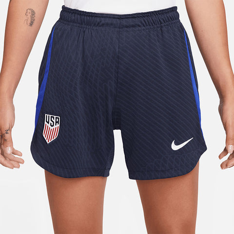 Women's Nike USA Dri-Fit Strike Navy Training Shorts - Official U.S ...