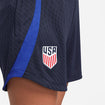 Women's Nike USA Dri-Fit Strike Navy Training Shorts - Close Side View