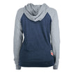 Women's New Era USMNT Pullover Hoodie in Blue - Back View
