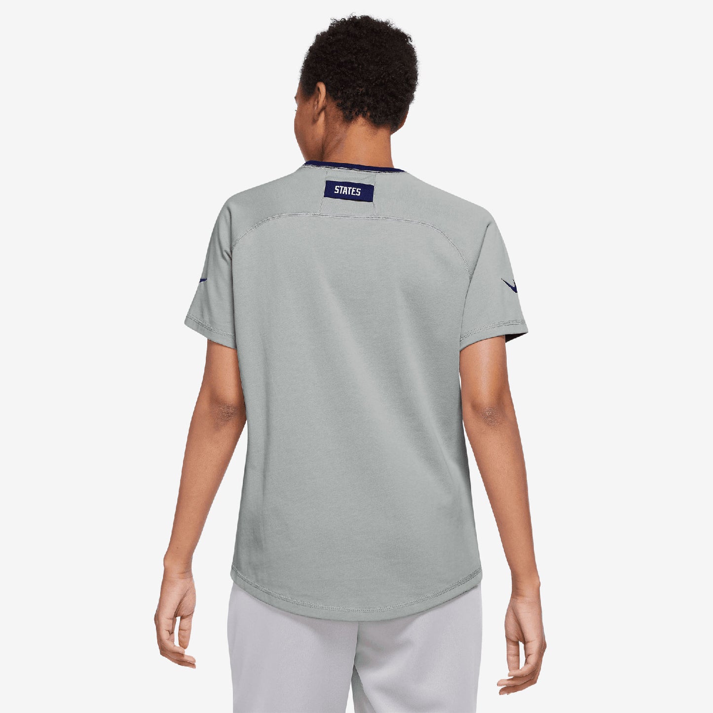 Women's Nike USA Travel Top - Back View on Model